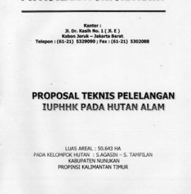 PROPOSAL TPIPHA PT MUTIARA FORTUNA RAYA 2006