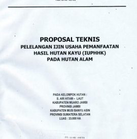 PROPOSAL IUPHHK 2006 (PT. BUANA ERA SENTRA TIMBER)