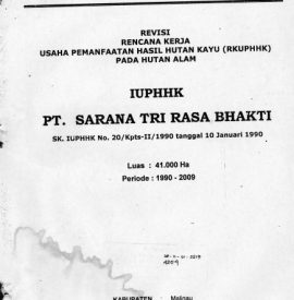 REVISI RKUPHHK PT. SARANA TRI RASA BHAKTI