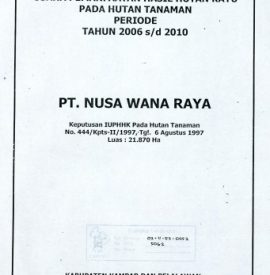RKLUPHHK PT. NUSA WANA RAYA 2006
