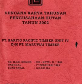 RKPH PT. BARITO PACIFIC TIMBER UNIT IV