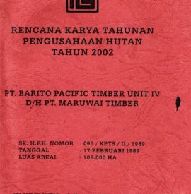 RKPH PT. BARITO PACIFIC TIMBER UNIT IV