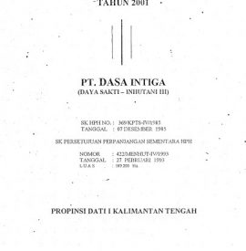 RKTPH PT. DASA INTIGA 2001