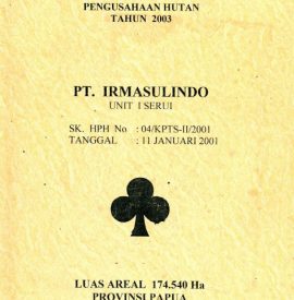 RKTPH PT. IRMASULINDO 2003