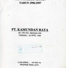 RKTPH PT. KAMUNDAN RAYA 1996 1997