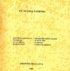 RKTPH PT. NUASA PAMINDO 2002