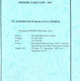 RKUPHHK PT. SARMIENTO PARAKANTJA TIMBER
