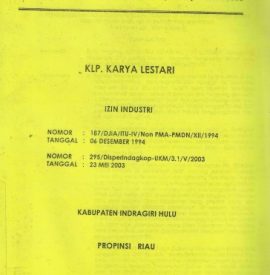 RPBBI IPHHK KLP. KARYA LESTARI 2005
