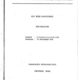 RPBBI IPHHK KLP. RIZKI LANGGENG 2005