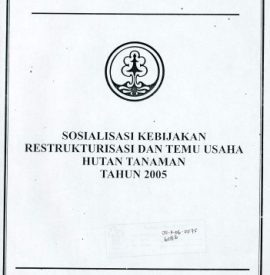 SKRTUHT DEPARTEMEN KEHUTANAN 2005