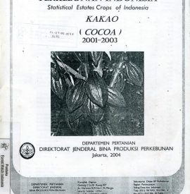 Statistik Perkebunan Kokao Indonesia